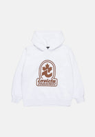 Felpa con cappuccio bianca per bambino e bambina rifinita da stampa logo DQ2907D0AD2-B DQ100 DSQUARED2 