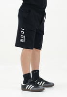 DSQUARED2 Shorts sportivo nero per donna, ragazzi e bambini con stampa logo DQ2930D0094 DQ900 DSQUARED2 