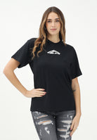 DSQUARED2 T-shirt a manica corta nera per donna, ragazzi e bambini con stampa ICON DQ2941D00XM DQ900 DSQUARED2 