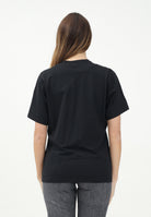 DSQUARED2 T-shirt a manica corta nera per donna, ragazzi e bambini con stampa ICON DQ2941D00XM DQ900 DSQUARED2 