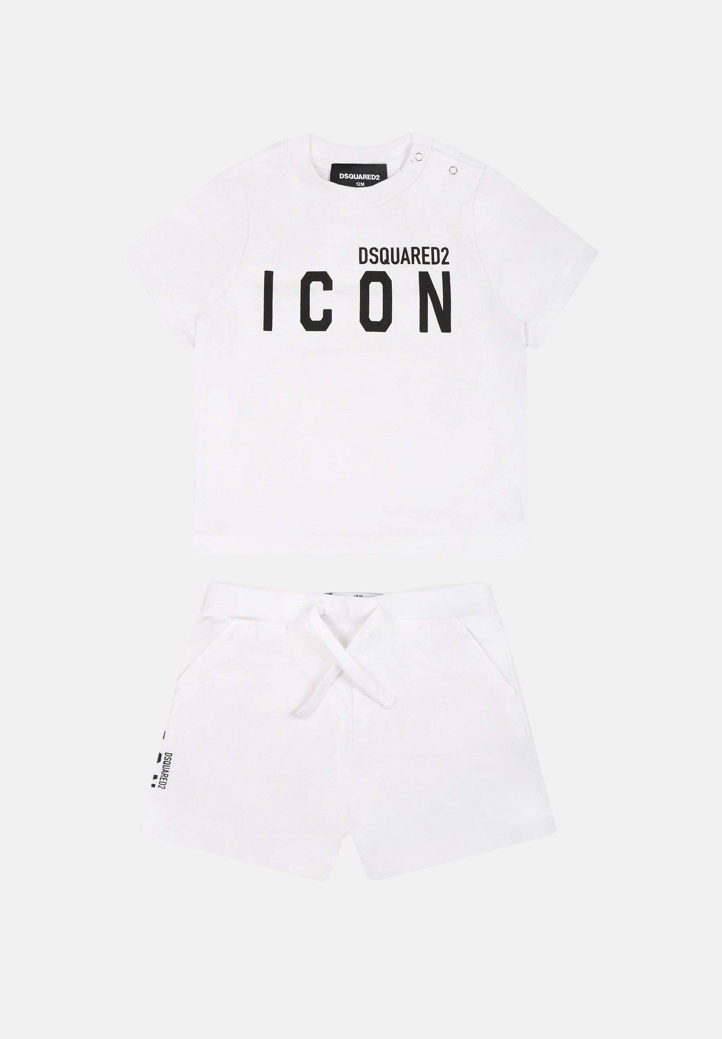 DSQUARED2 Completino bianco da neonato DQ2953D008J DQ100 DSQUARED2 