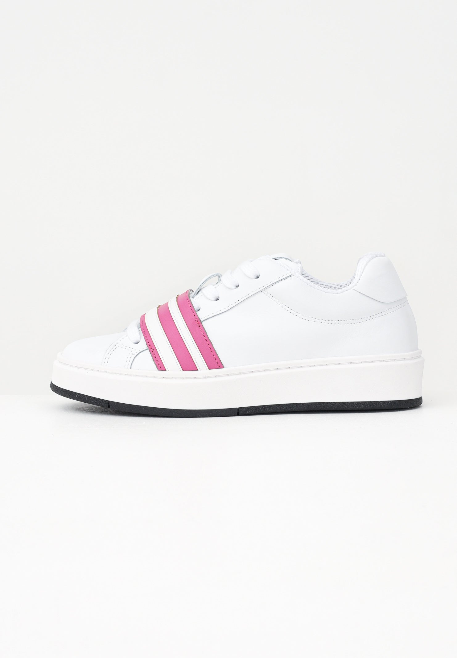 GCDS Sneakers bianche da uomo con fascia a strappo logata B1EU4204AF2 59 GCDS 