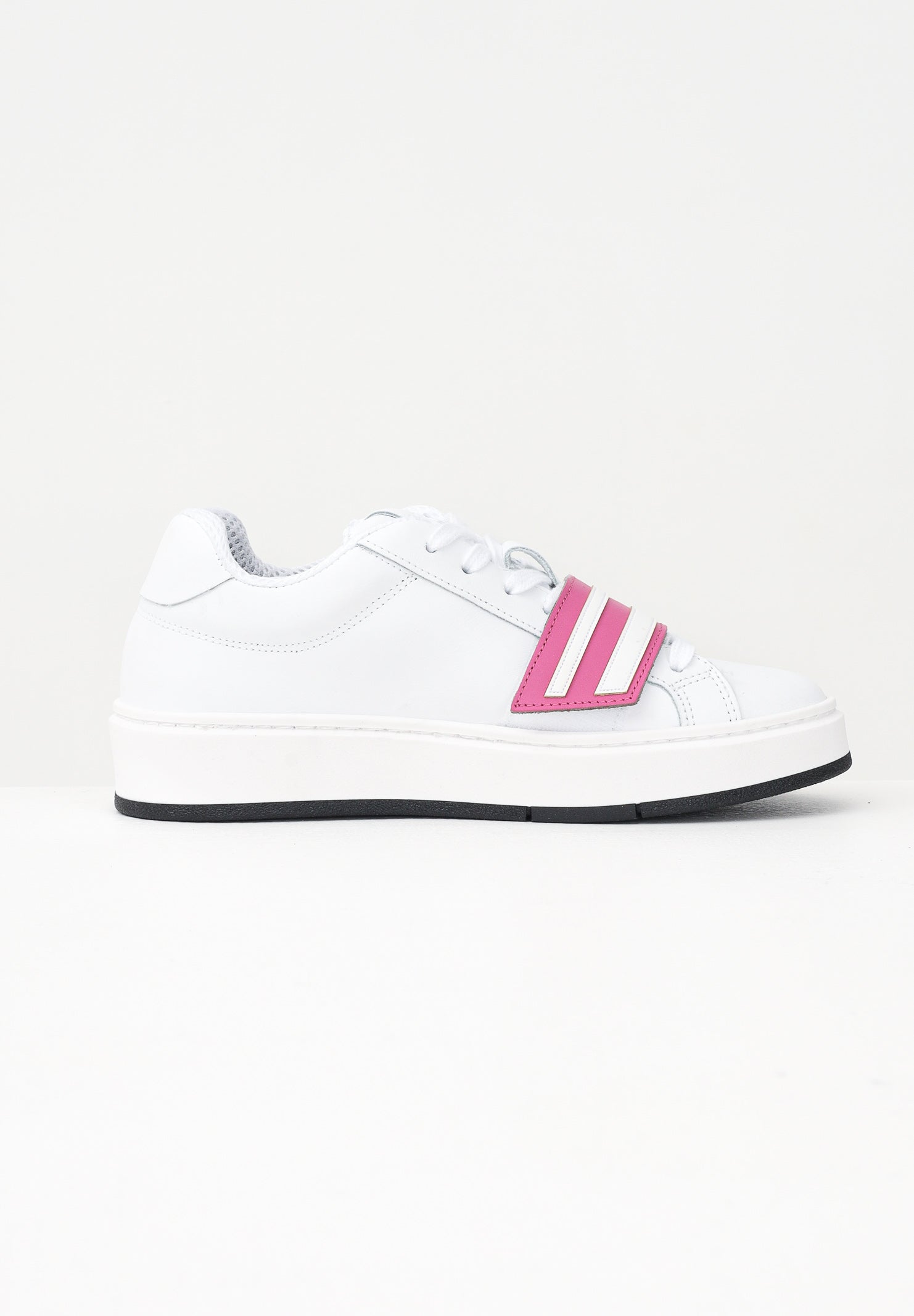 GCDS Sneakers bianche da uomo con fascia a strappo logata B1EU4204AF2 59 GCDS 