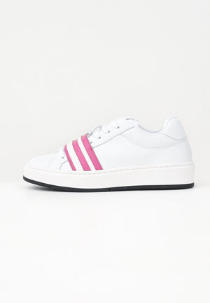 GCDS Sneakers bianche da uomo con fascia a strappo logata B1EU4204AF2 59 GCDS 