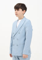 I'M BRIAN Giacca azzurro polvere da bambino GIA3220J POL I'M BRIAN 