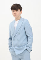 I'M BRIAN Giacca azzurro polvere da bambino GIA3220J POL I'M BRIAN 