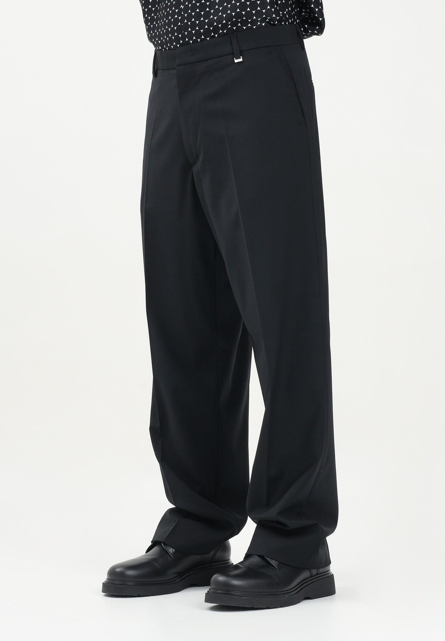 Pantalone elegante nero da uomo PA3235 009 I'M BRIAN 