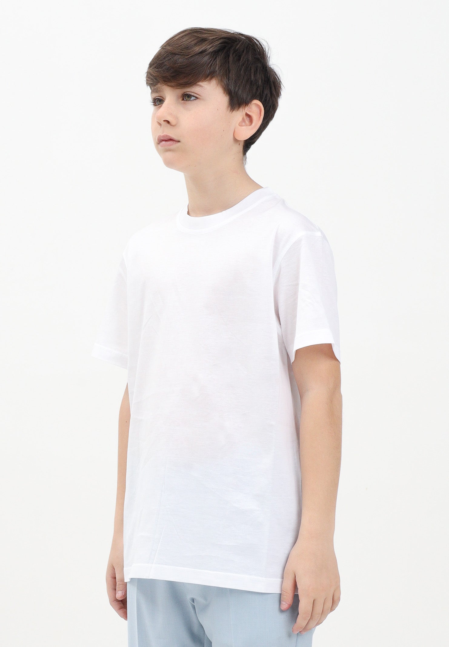 I'M BRIAN T-shirt a manica corta bianca da bambino TS3327J 002 I'M BRIAN 