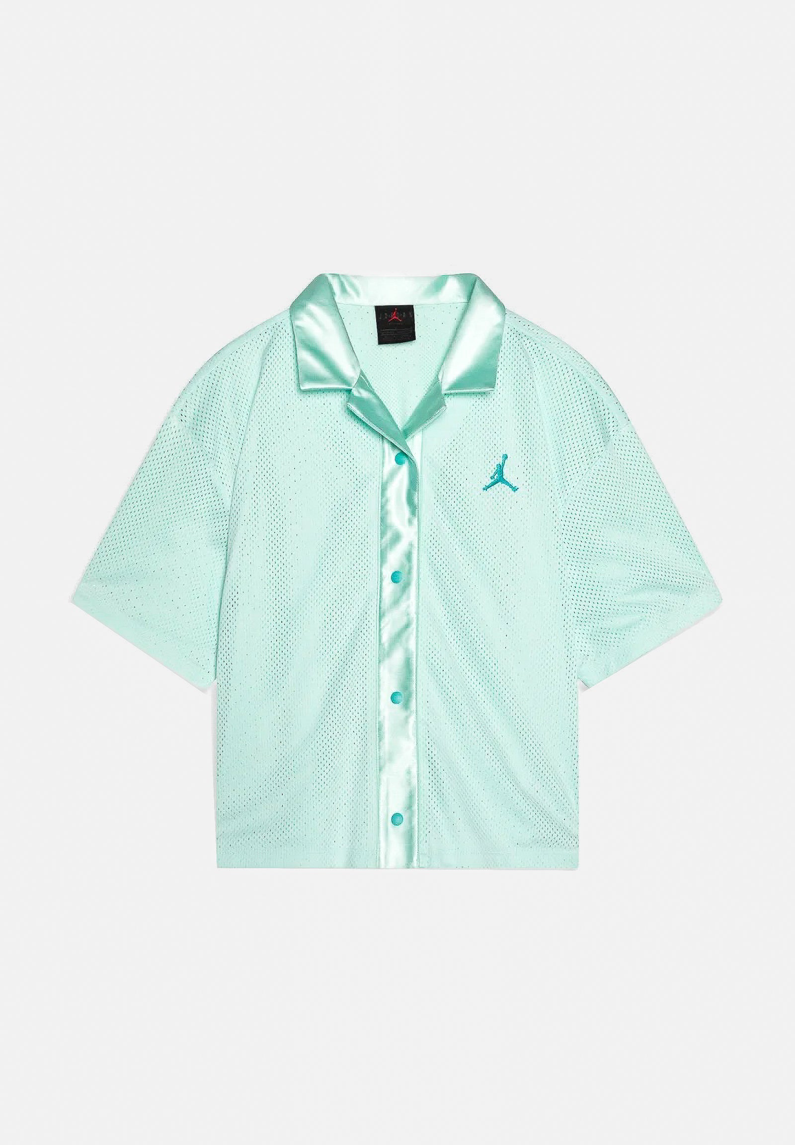 JORDAN Camicia CAMP verde acqua da bambina 45D980 U4A JORDAN 
