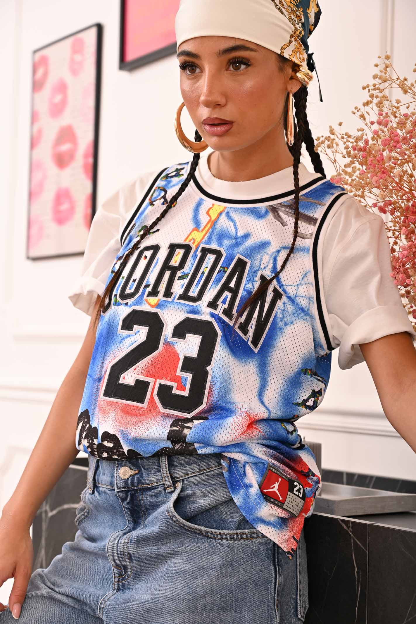 JORDAN Canotta JORDAN 23 multicolore da bambino 95C655 BB6 JORDAN 