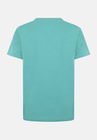 JORDAN T-shirt a manica corta verde acqua per bambino e bambina con ricamo Jumpman 95D266 B5P JORDAN 