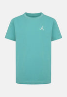 JORDAN T-shirt a manica corta verde acqua per bambino e bambina con ricamo Jumpman 95D266 B5P JORDAN 