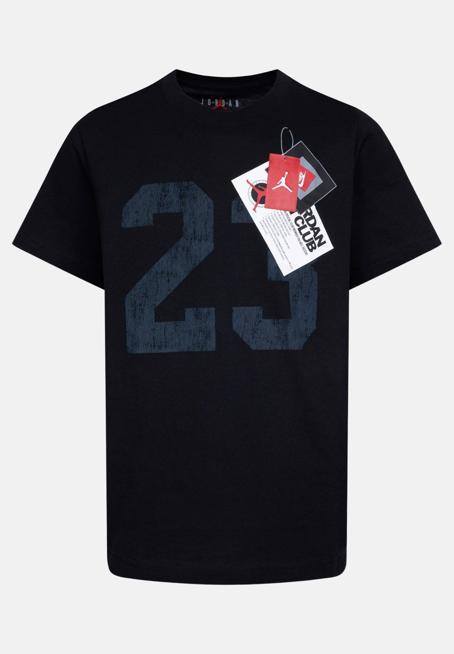 T-shirt a manica corta AJ NEW WITH TAGS SS nera per bambino e bambina 95D372 023 JORDAN 
