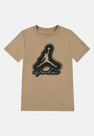 JORDAN T-shirt a manica corta MVP beige per bambino e bambina 95D622 J34 JORDAN 