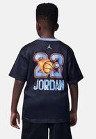T-shirt a manica corta Soccer Jersey nera da bambino 95D943 023 JORDAN 