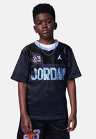 T-shirt a manica corta Soccer Jersey nera da bambino 95D943 023 JORDAN 