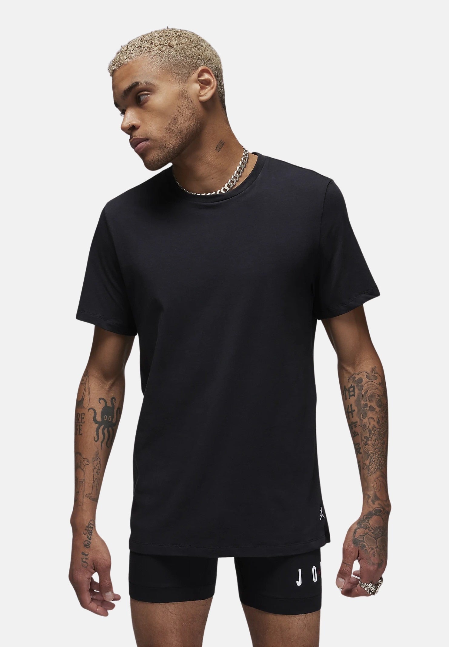 JORDAN T-shirt a manica corta Flight base nera da uomo JM0625 023 JORDAN 
