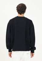 KARL LAGERFERLD Felpa girocollo nera da uomo con stampa logo KLA1M20030 999 KARL LAGERFELD 