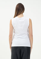 MAISON MARGIELA Canotta bianca per donna, ragazzi e bambini con stampa Numeric M60575MM009 M6100 MAISON MARGIELA 