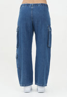 MAISON MARGIELA Jeans cargo in denim blu medio chiaro per donne, ragazze e bambine M60793MM04S M601 MAISON MARGIELA 