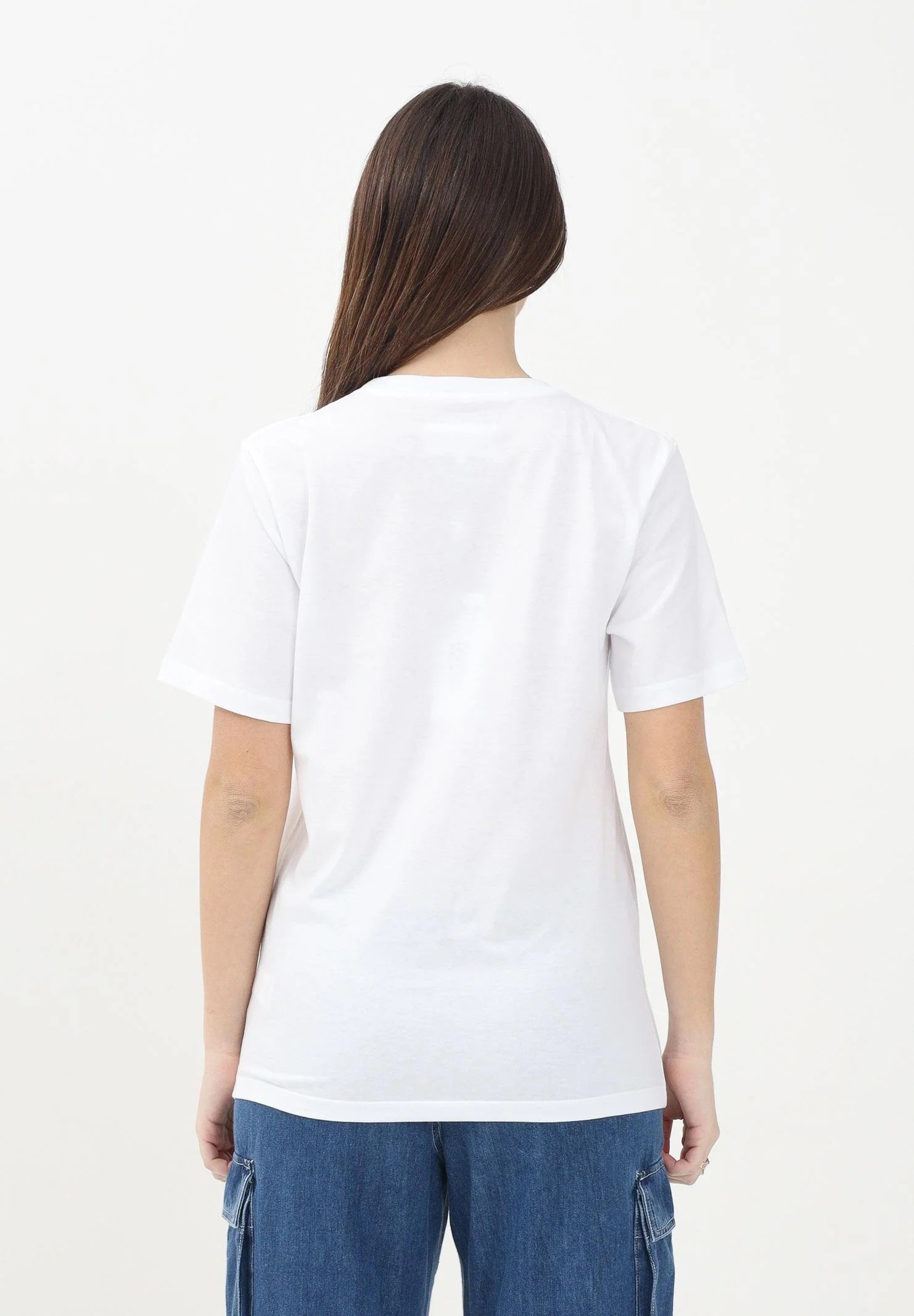 MAISON MARGIELA T-shirt a manica corta bianca per donna, ragazze e bambina con "Stamp Numbers" M60803MM02Y M6100 MAISON MARGIELA 