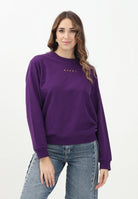 MARNI Felpa girocollo viola per donna, ragazzi e bambini con logo "MARNI" M01408M00V0 0M609 MARNI 