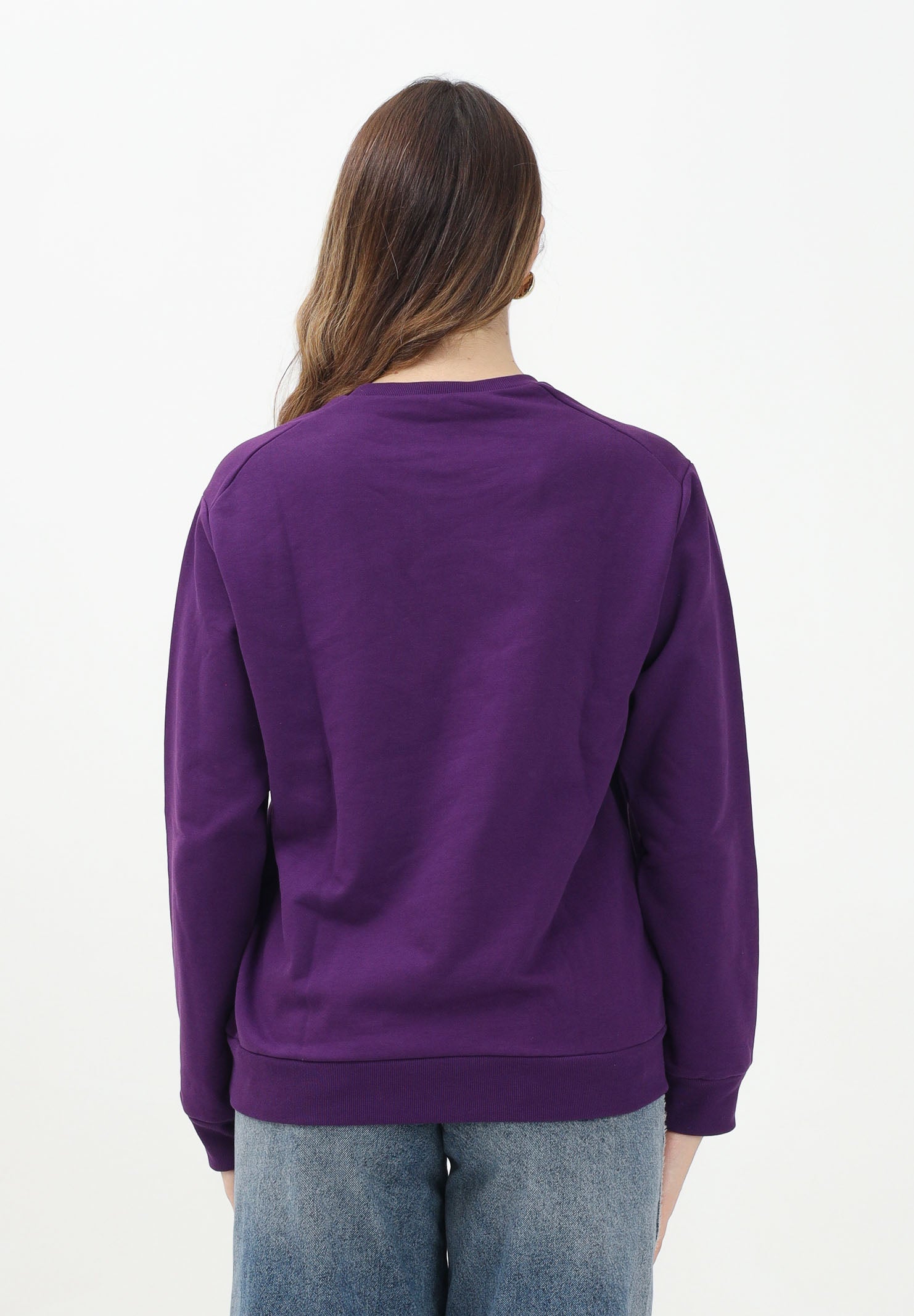 MARNI Felpa girocollo viola per donna, ragazzi e bambini con logo "MARNI" M01408M00V0 0M609 MARNI 