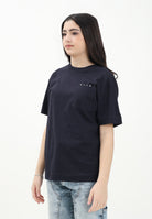 MARNI T-shirt a manica corta blu per donna, ragazzi e bamini con taschino e logo M01415M00RF 0M803 MARNI 