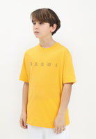 MARNI T-shirt a manica corta gialla per donna, ragazzi e bambine con logo Marni Outline M01466M00RF 0M219 MARNI 
