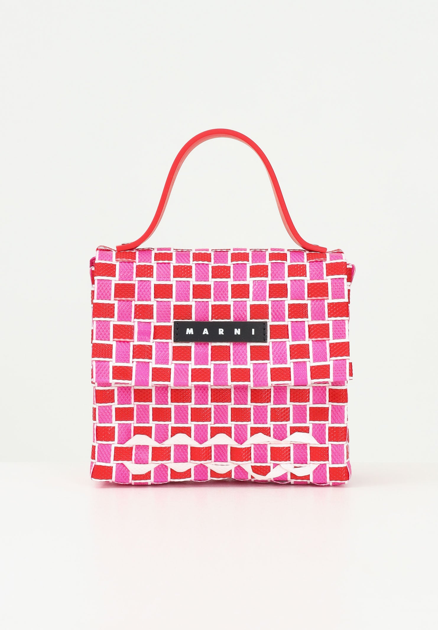 MARNI Borsa a mano Joy Macro fucsia e rossa da donna M01481M00IW 0MC69 MARNI 