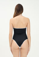 N21 Costume intero nero per donna e bambina con stampa logo N2102LN0059 0N900 N21 