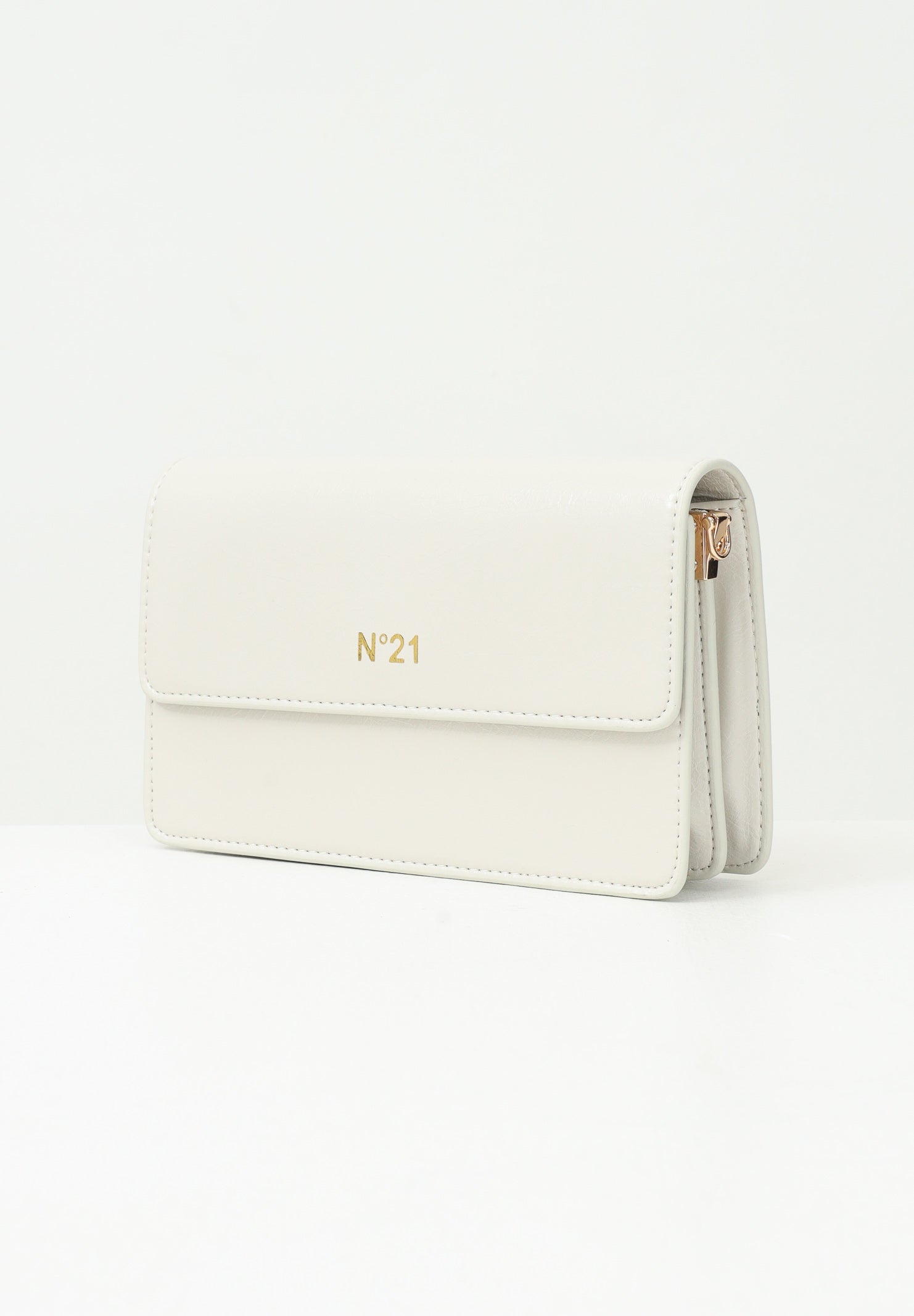 N21 Pochette champagne da donna effetto lucido dalla forma rettangolare N2104RN0246 0N718 N21 