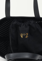 N21 Shopper nera da donna in tessuto spalmato traforato N2104SN0422 0N900 N21 