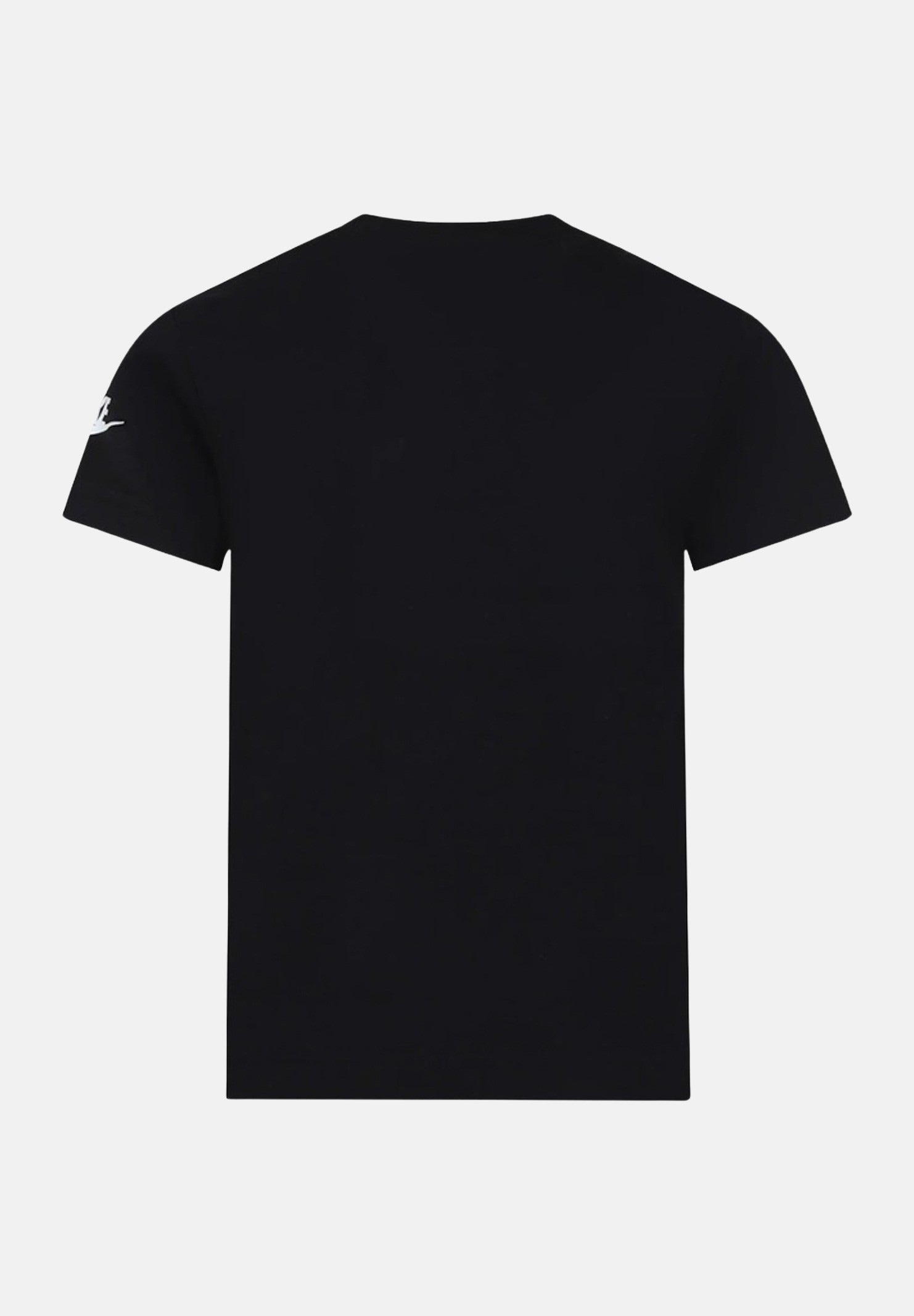 NIKE T-shirt a manica corta nera per bambino e bambina con stampa logo 86J575 K25 NIKE 