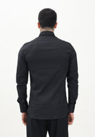 PATRIZIA PEPE Camicia a manica lunga nera da uomo 5C0017A01 K102 PATRIZIA PEPE 