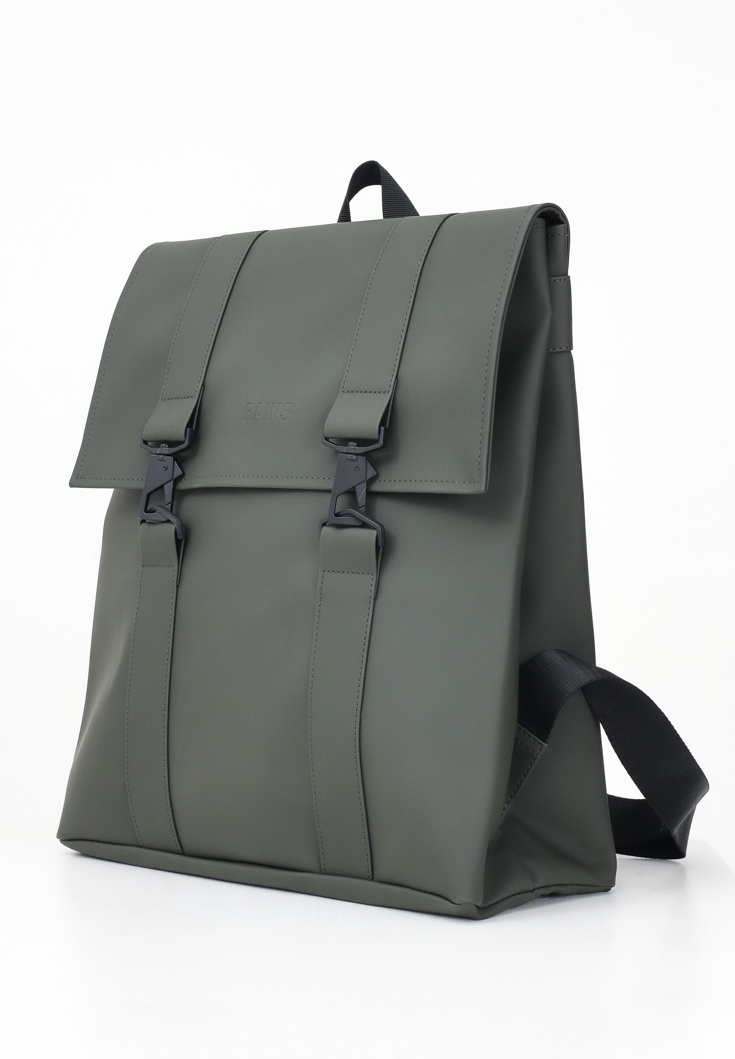 RAINS Zaino MSN verde per uomo e donna RA13300 GREE RAINS 