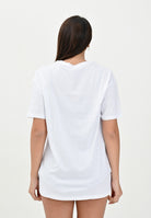 SANTAS T-shirt a manica corta bianca da donna con stampa DOLCEFARNIENTE BIANCO SANTAS 