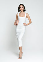 SANTAS Abito midi COTTON CANDY bianco da donna PV25011 BIANCO SANTAS 