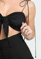 SANTAS Top ICE CREAM nero da donna PV25014 NERO SANTAS 