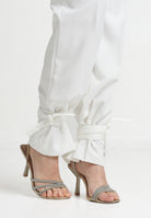SANTAS Pantalone elegante DULCHE DE LECHE bianco da donna PV25024 BIANCO SANTAS 