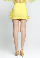 SANTAS Gonna corta CHANTILLY gialla da donna PV2502 GIALLO SANTAS 