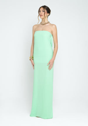 SANTAS Abito lungo CRUMBLE verde da donna PV2503 VERDE SANTAS 