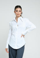 SANTAS Camicia a manica lunga CRèME BRULèE bianca da donna PV2506 BIANCO SANTAS 