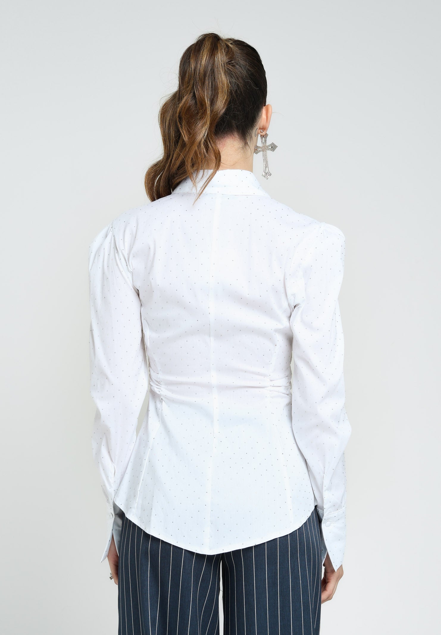 SANTAS Camicia a manica lunga CRèME BRULèE bianca da donna PV2506 BIANCO SANTAS 