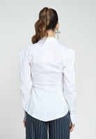 SANTAS Camicia a manica lunga CRèME BRULèE bianca da donna PV2506 BIANCO SANTAS 