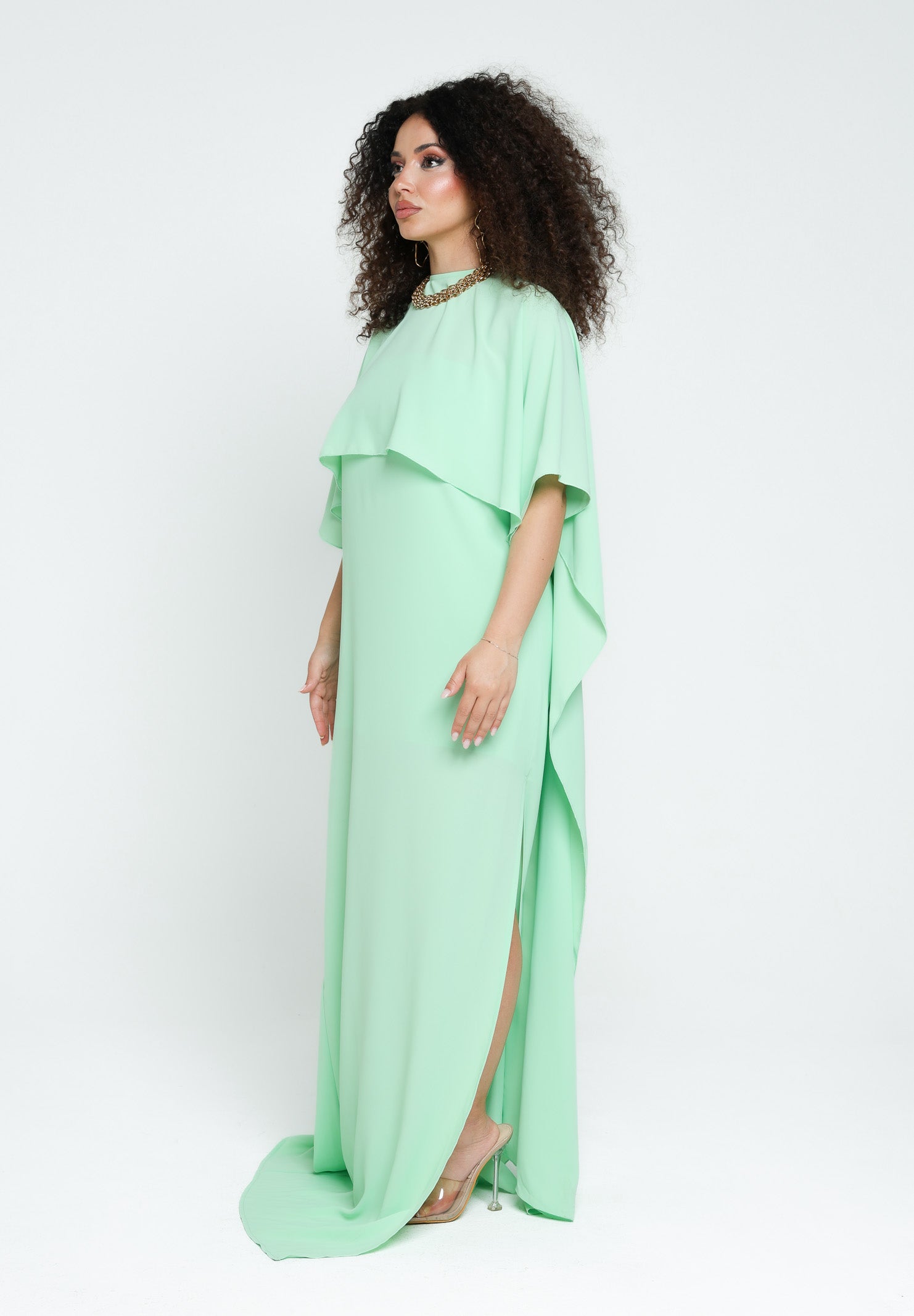 SANTAS Stola ÉCLAIR verde da donna PV2507 VERDE SANTAS 