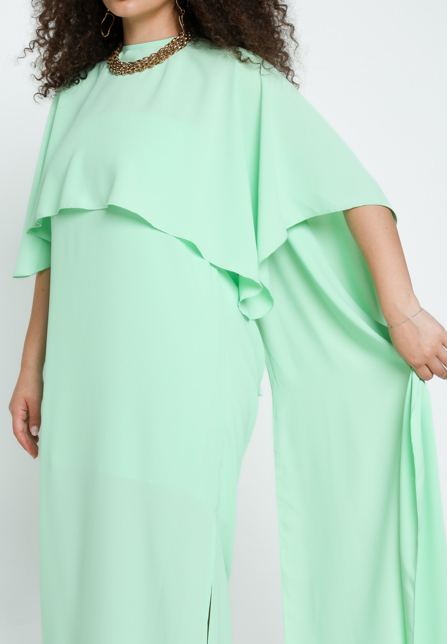 SANTAS Stola ÉCLAIR verde da donna PV2507 VERDE SANTAS 