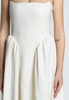 SANTAS Abito midi MARSHMALLOW panna da donna PV2509 BIANCO SANTAS 