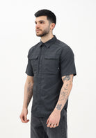 THE NORTH FACE Camicia a manica corta Sequoia grigia da uomo NF0A4T194EN1 . THE NORTH FACE 