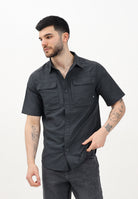 THE NORTH FACE Camicia a manica corta Sequoia grigia da uomo NF0A4T194EN1 . THE NORTH FACE 
